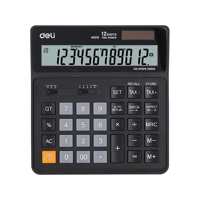 Deli Desktop CALCULATOR-PLSTIC,12 Dgits DL-WM01020